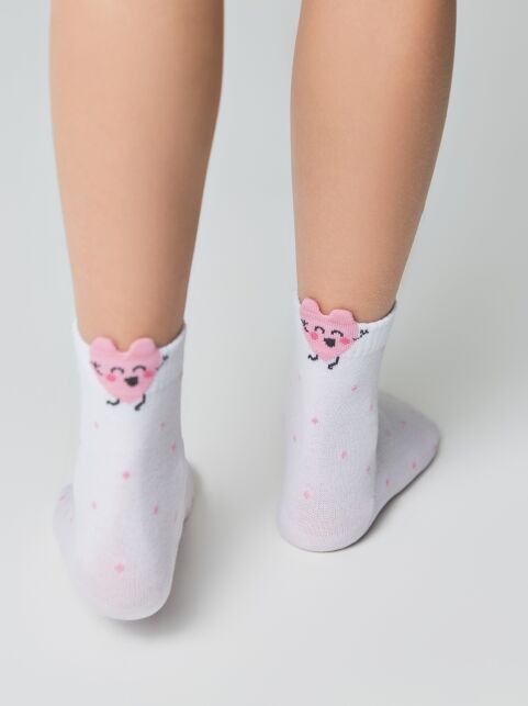 Носки из хлопка с декоративным 3D-пикотом “Love” - купить в интернет-магазине Conte