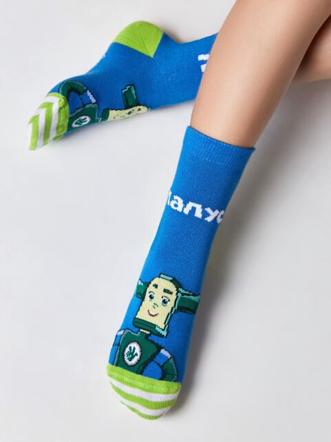 Носки с рисунком Папус по лицензии «Фиксики» - купить в интернет-магазине Conte