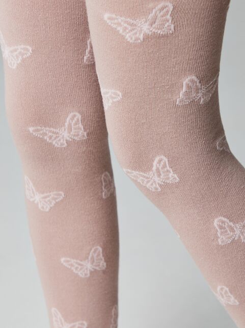 Хлопковые колготки TIP-TOP с рисунком "бабочки" - купить в интернет-магазине Conte